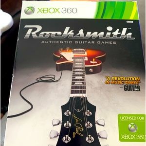 New sealed Xbox 360 rocksmith with cable